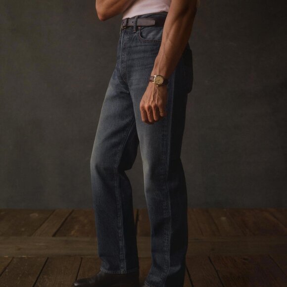 M032 JAPANESE LOOMSTATE SELVEDGE COWBOY CUT JEAN - Picture 3 of 9